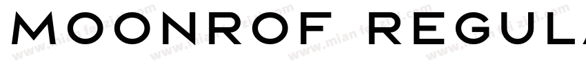 Moonrof Regular字体转换